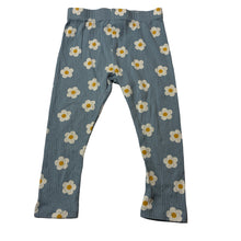 Load image into Gallery viewer, Girls KID, ribbed organic cotton blend leggings, GUC, size 2,  