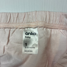 Load image into Gallery viewer, Girls Anko, lightweight cotton shorts, elasticated, EUC, size 1,  