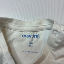 Load image into Gallery viewer, Boys Mayoral, soft feel cotton tee / top, EUC, size 12 months,  