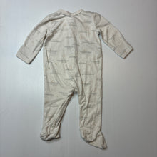 Load image into Gallery viewer, Unisex Baby Berry, organic cotton blend zip coverall / romper, GUC, size 00,  