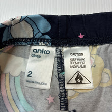 Load image into Gallery viewer, Girls Anko, cotton pyjama shorts, teddy bears, EUC, size 2,  