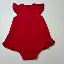 Load image into Gallery viewer, Girls Ollie's Place, cotton Christmas romper dress, EUC, size 1,  
