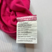 Load image into Gallery viewer, Girls La Sienna Couture, pink stretchy ruffle bodysuit / romper, EUC, size 2,  