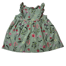 Load image into Gallery viewer, Girls HEMA, floral cotton dress, EUC, size 0, L: 35cm