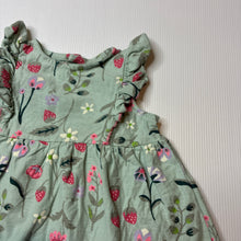 Load image into Gallery viewer, Girls HEMA, floral cotton dress, EUC, size 0, L: 35cm