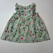 Load image into Gallery viewer, Girls HEMA, floral cotton dress, EUC, size 0, L: 35cm