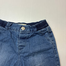 Load image into Gallery viewer, Unisex Zara, lined cotton pants, elasticated, GUC, size 00,  