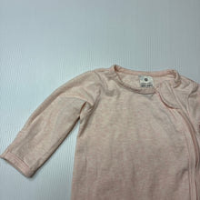 Load image into Gallery viewer, Girls Target, stretchy organic cotton blend zip romper, EUC, size 0000,  