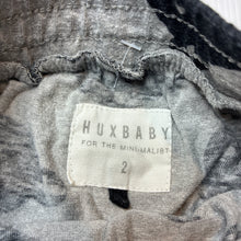 Load image into Gallery viewer, Unisex HUX BABY, grey marle leggings / bottoms, wash fade, FUC, size 2,  