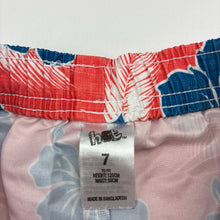 Load image into Gallery viewer, Boys H&amp;T, lightweight board shorts, elasticated, FUC, size 7,  