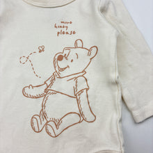 Load image into Gallery viewer, Unisex Disney, Winnie the Pooh cotton bodysuit / romper, GUC, size 00,  