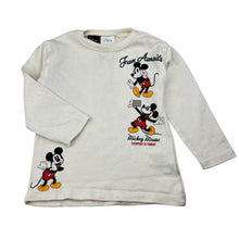 Load image into Gallery viewer, Unisex Zara, Disney Mickey Mouse cotton long sleeve top, EUC, size 2,  