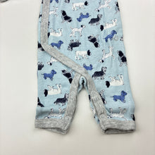 Load image into Gallery viewer, Unisex Dymples, cotton romper, dogs, EUC, size 0000,  