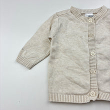 Load image into Gallery viewer, Girls Anko, knitted cotton cardigan, small marks right sleeve, FUC, size 0000,  