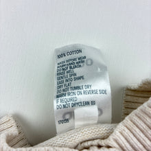 Load image into Gallery viewer, Girls Anko, knitted cotton cardigan, small marks right sleeve, FUC, size 0000,  