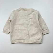 Load image into Gallery viewer, Girls Anko, knitted cotton cardigan, small marks right sleeve, FUC, size 0000,  