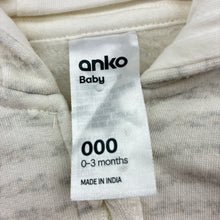Load image into Gallery viewer, Unisex Anko, fleece lined zip hoodie sweater, EUC, size 000,  