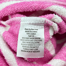Load image into Gallery viewer, Girls RAD KIDS, cotton zip up hooded towel, GUC, size 1-2,  
