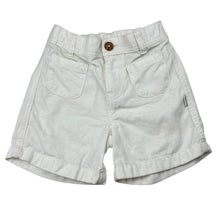 Load image into Gallery viewer, Unisex Jack &amp; Milly, white cotton shorts, elasticated, EUC, size 3,  