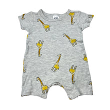 Load image into Gallery viewer, Unisex Anko, soft feel romper, giraffes, GUC, size 0000,  