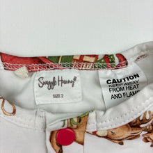 Load image into Gallery viewer, Unisex Snuggle Hunny, organic cotton blend Christmas bodysuit / romper, EUC, size 2,  
