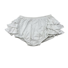 Load image into Gallery viewer, Girls Dymples, white cotton ruffle bloomers / nappy cover, EUC, size 00,  