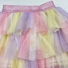 Load image into Gallery viewer, Girls Target, cotton lined tulle skirt, elasticated, mark on front, FUC, size 2,  