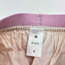 Load image into Gallery viewer, Girls Target, cotton lined tulle skirt, elasticated, mark on front, FUC, size 2,  