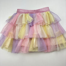 Load image into Gallery viewer, Girls Target, cotton lined tulle skirt, elasticated, mark on front, FUC, size 2,  