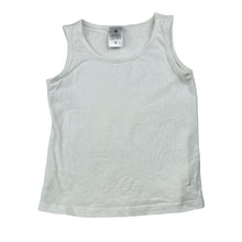 Load image into Gallery viewer, Unisex Target, white organic cotton singlet top, FUC, size 2,  