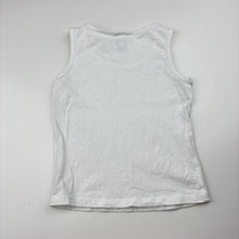 Load image into Gallery viewer, Unisex Target, white organic cotton singlet top, FUC, size 2,  