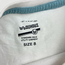 Load image into Gallery viewer, Boys Bauhaus, cotton tee / top, light marks lower front, FUC, size 8,  