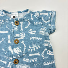 Load image into Gallery viewer, Boys Dymples, cotton romper, dinosaurs, GUC, size 0000,  