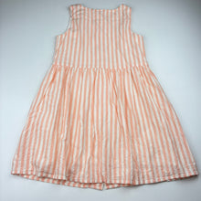 Load image into Gallery viewer, Girls Target, lined viscose / linen dress, EUC, size 6, L: 62cm