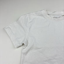 Load image into Gallery viewer, Boys Next, white cotton tee / top, FUC, size 5,  