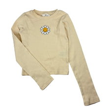 Load image into Gallery viewer, Girls H&amp;M, SMILEY WORLD ribbed long sleeve top, GUC, size 9-10,  