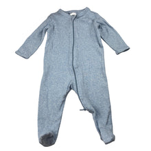 Load image into Gallery viewer, Unisex Anko, ribbed cotton zip coverall / romper, GUC, size 000,  