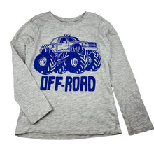 Load image into Gallery viewer, Boys Anko, grey marle long sleeve tee / top, monster truck, FUC, size 7,  