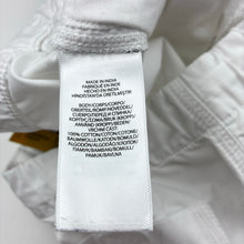 Load image into Gallery viewer, Boys Polo Ralph Lauren, white lightweight cotton shorts, elasticated, light mark front left leg, FUC, size 14-16,  