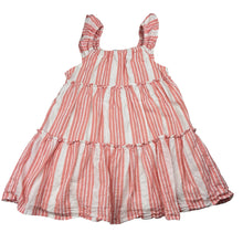 Load image into Gallery viewer, Girls Anko, lined striped cotton summer dress, EUC, size 3, L: 53cm