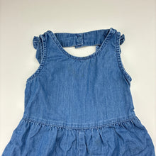 Load image into Gallery viewer, Girls Anko, chambray cotton summer playsuit, GUC, size 1,  