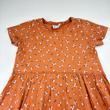 Load image into Gallery viewer, Girls Cotton On, floral cotton casual dress, wash fade, FUC, size 3, L: 50cm