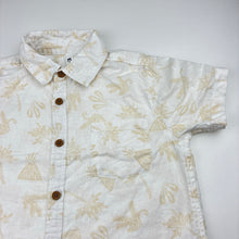 Load image into Gallery viewer, Boys KID, linen / cotton short sleeve shirt, FUC, size 5,  