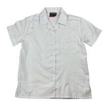 Load image into Gallery viewer, Girls SCHOOL ZONE, white short sleeve school shirt, EUC, size 5,  