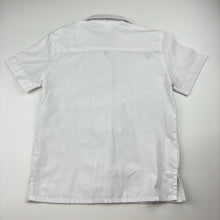 Load image into Gallery viewer, Girls SCHOOL ZONE, white short sleeve school shirt, EUC, size 5,  