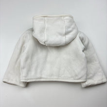 Load image into Gallery viewer, Unisex Baby Club, lined cotton hooded cardigan, FUC, size 0000,  