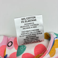 Load image into Gallery viewer, Girls Jack &amp; Milly, colourful floral stretchy romper, wash fade, FUC, size 1,  