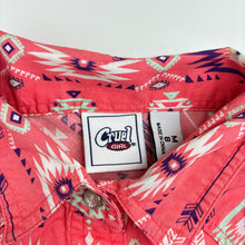Load image into Gallery viewer, Girls Cruel Girl, lightweight cotton long sleeve shirt, poppers, FUC, size 8,  