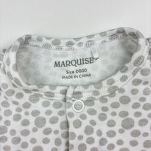 Load image into Gallery viewer, Unisex Marquise, cotton coverall / romper, GUC, size 0000,  