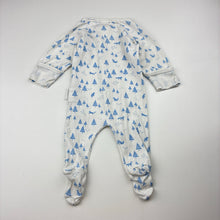 Load image into Gallery viewer, Unisex purebaby, organic cotton zip coverall / romper, FUC, size 0000,  